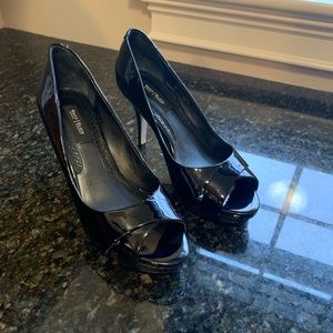 White House Black Market open toe high heels